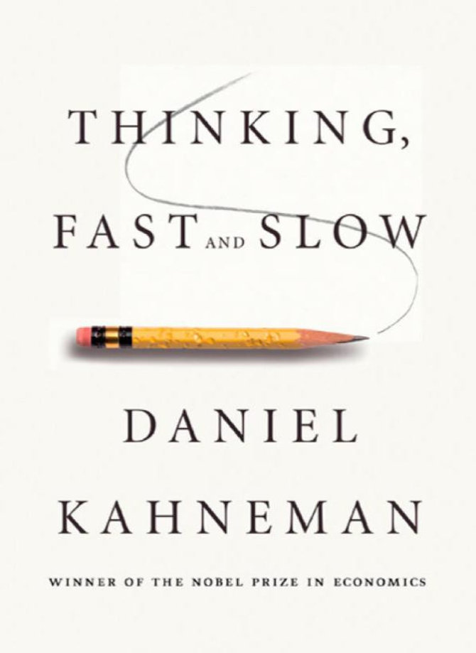 Danielio Kahnemano knygos „Mąstymas, greitas ir lėtas“ viršelis