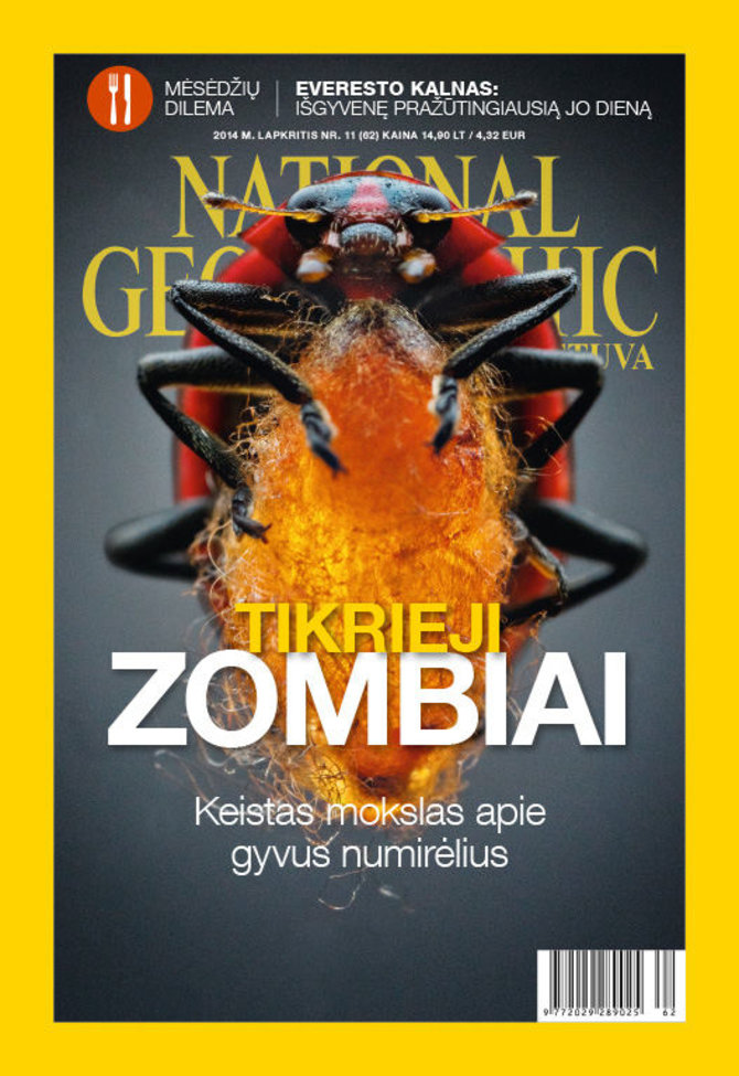 „National Geographic Lietuva“  nuotr./Žurnalo „National Geographic Lietuva“ lapkričio mėnesio numerio viršelis.