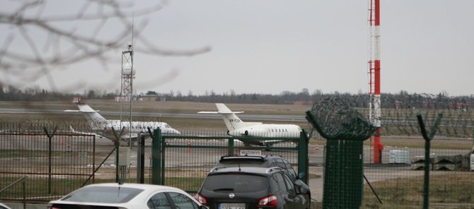 „Scanpix“ nuotr./Jevgenijaus Prigožino lėktuvas Vilniuje