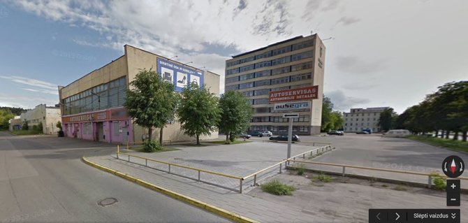 „Google Street View“ nuotr./Šiame verslo centre esą veikė „Škuna“