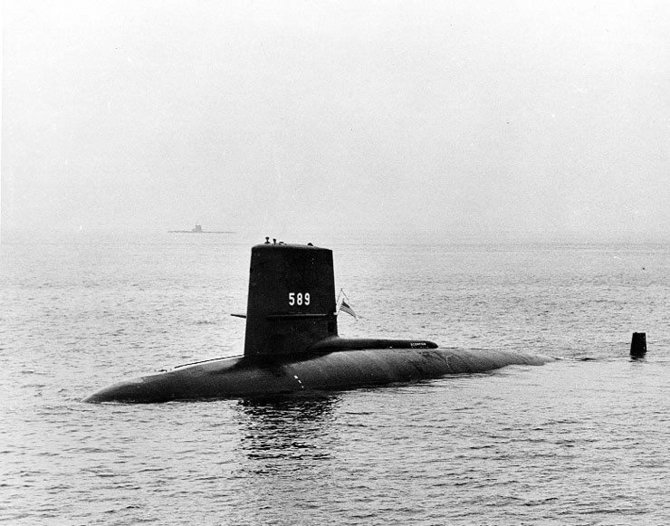 „Wikipedia“ nuotr./JAV povandeninis laivas „USS Scorpion“ (SSN-589)