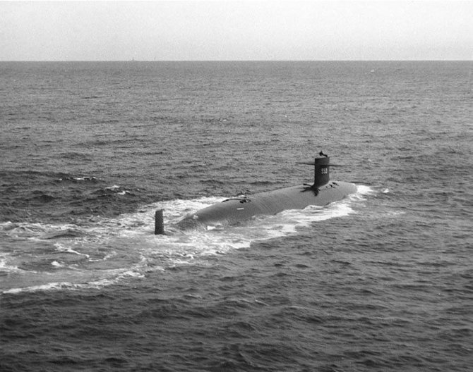 „Wikipedia“ nuotr./JAV povandeninis laivas „USS Thresher“ (SSN-593)