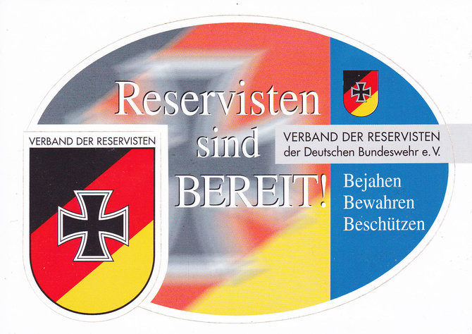 Asmeninė nuotr./Vokietijos rezervistų sąjungos simbolis