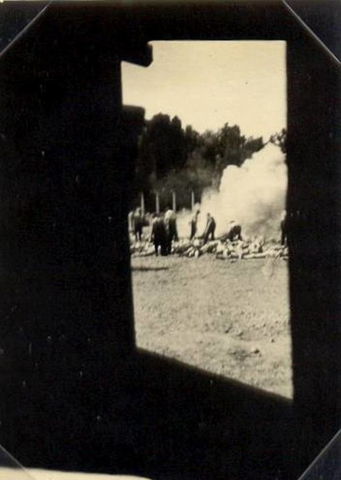 Autentiška nuotrauka 281: Aušvico koncentracijos stovykloje