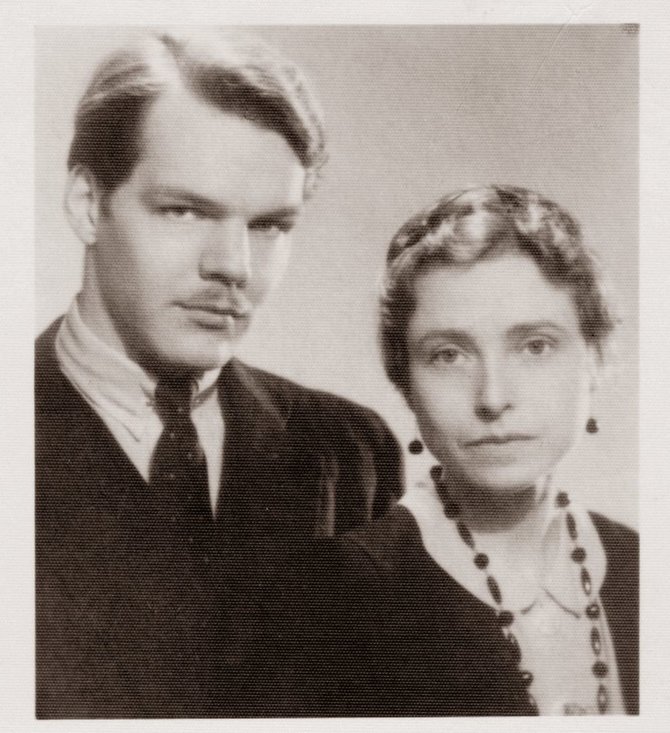 fiuv.org nuotr./Erichas Vermehrenas su žmona, 1943 metais perbėgę į britų pusę