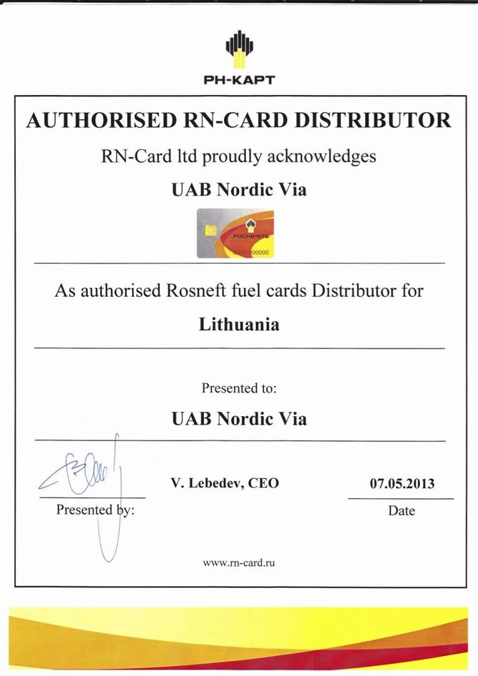 „Nordic Via“ yra „Rosneft“ atstovai Lietuvoje
