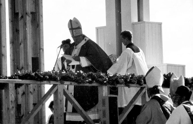Alfredo Girdziušo nuotr./Popiežiaus Jono Pauliaus II vizito Lietuvoje akimirkos