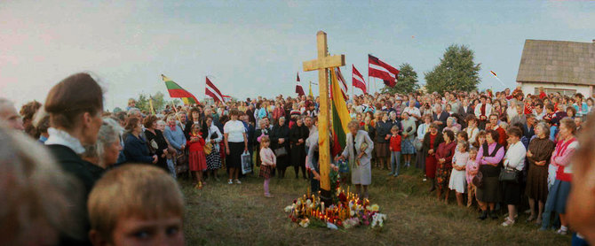 Zino Kazėno-Zikos nuotr./Baltijos kelias