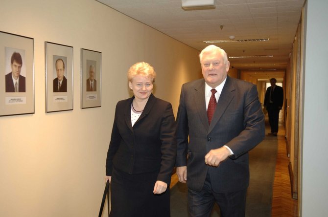 ministraspirmininkas.lrv.lt nuotr./Dalia Grybauskaitė ir Algirdas Brazaukas