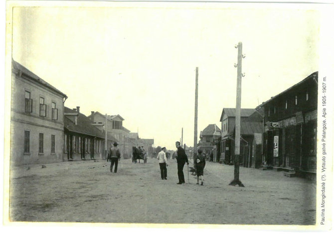 Palanga Vytauto g. apie 1905-1907 m. Palangos kurorto muziejus iš S.Žulkaus kolekcijos