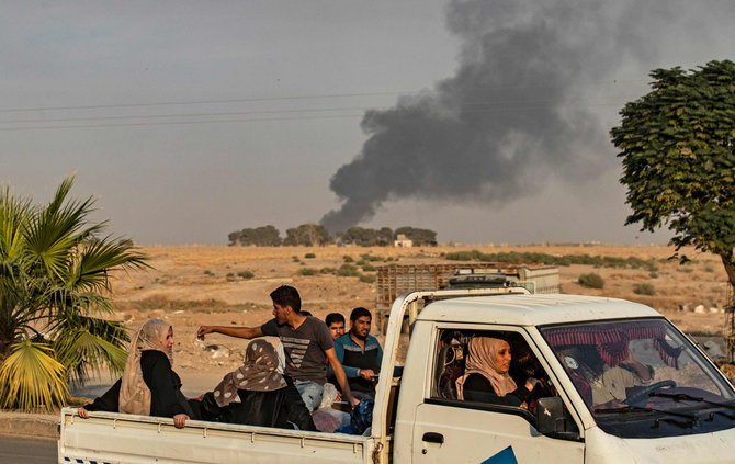 AFP/„Scanpix“ nuotr./Turkijos pajėgos pradėjo karinę operaciją kurdų kontroliuojamoje Sirijos šiaurėje