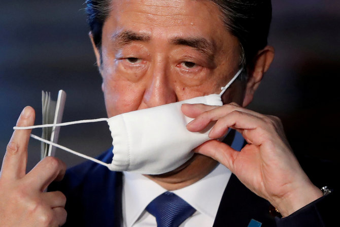 „Reuters“/„Scanpix“ nuotr./Shinzo Abe