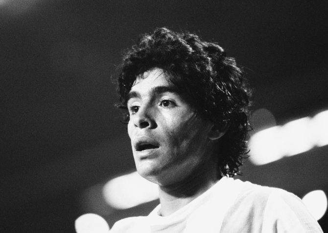 Vida Press nuotr./Diego Maradona 1980 m.