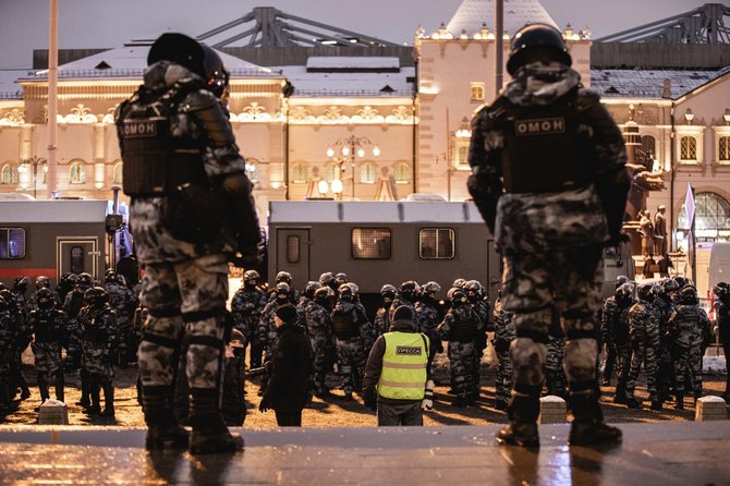 Pavel Žukov nuotr./Protestai Maskvoje