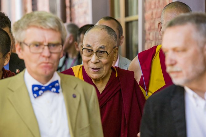 Mato Miežonio / 15min nuotr./Dalai Lama lankėsi Tibeto skvere