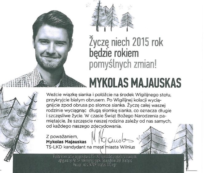 vrk.lt/Kandidato į Vilniaus merus  Mykolo Majausko sveikinimas