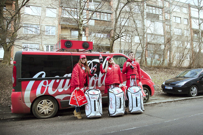 Akcijos organizatorių nuotr./„Coca-Cola“ akcija