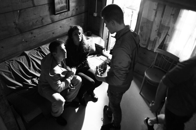 Filmo „Sugrįžimas“ stop kadras/Domo Vilčinsko trumpametražis draminis filmas „Sugrįžimas“