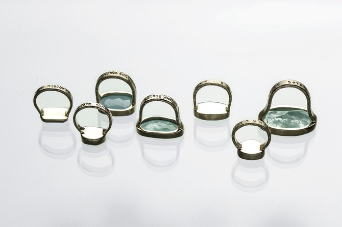 A.Fanigino kolekcijos „Laivų sąražas“ žiedai
