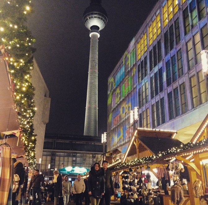 Linos Ever nuotr./Kalėdų turgus Alexanderplatz