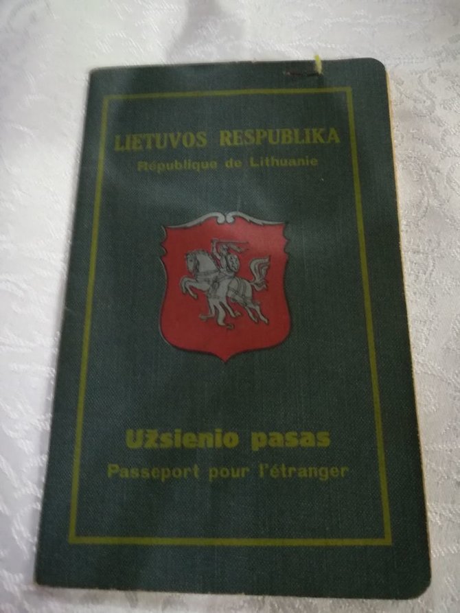 Tarpukario lietuvio užsienio pasas