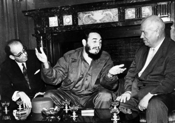 Fidelis Castro ir Nikita Chruščiovas