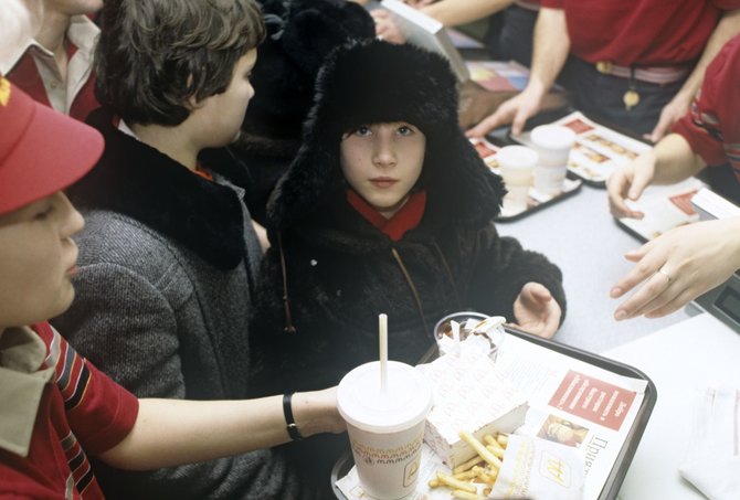 „McDonald's“ atidarymas Maskvoje