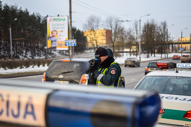 Policijos reidas Vilniuje