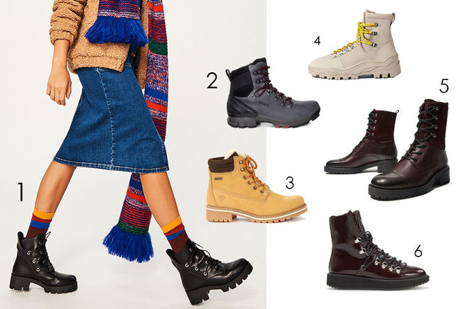 1., 6. „Reserved“, 2. „Ecco“, 3. „Tamaris“ (Step Top), 4. „Bershka“, 5. „Massimo Dutti“