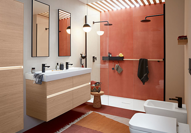 Vonios kambario kolekcija „Collaro“ (gamintojas – Villeroy & Boch”)