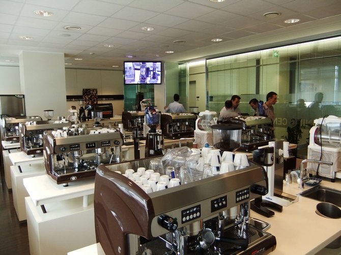 Projekto partnerio nuotr./Lavazza Training Center - čia ruošiami profesionalūs baristos ir kavos žinovai