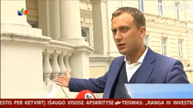 Stopkadras iš LNK televizijos žinių/Laimonas Jakas pastaruoju metu garsėja kritika Krašto apsaugos ministerijai