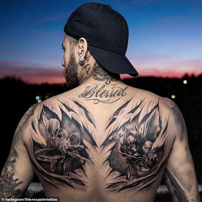instagram/thierespaimtattoo/Neymaro nauja tatuiruotė