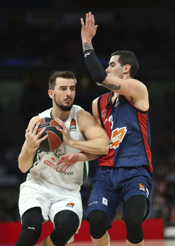 EB via Getty Images nuotr./Eurolygos aistros Vitorijoje: „Baskonia“ – „Žalgiris“