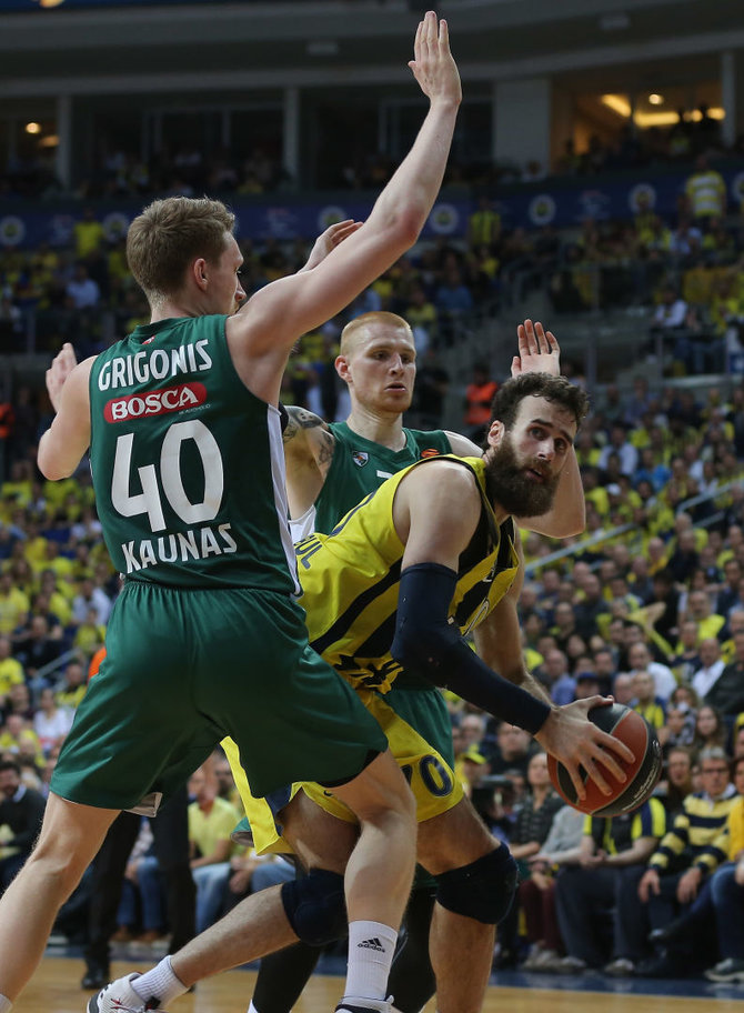 Getty Images/ Euroleague nuotr./Antrasis mūšis Stambule: „Fenerbahče“ - „Žalgiris“