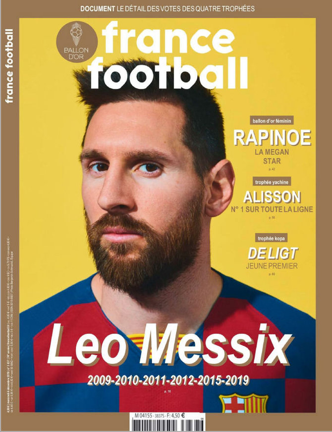 France Football/„France Football“ viršelis