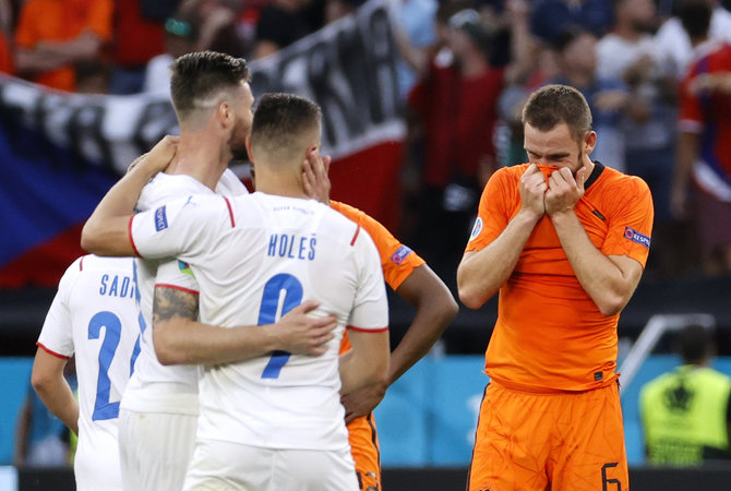 „Reuters“/„Scanpix“ nuotr./Čekų triumfas ir olandų apmaudas