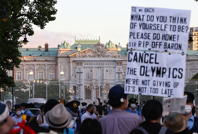 „Reuters“/„Scanpix“ nuotr./Protestai prieš olimpinių žaidynių organizavimą