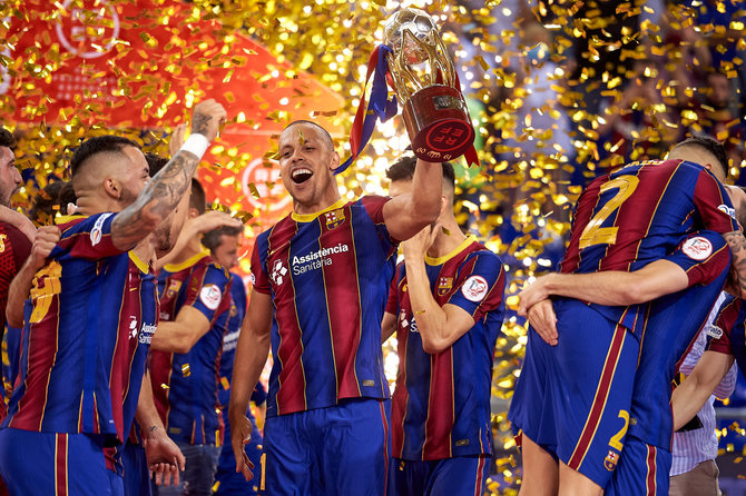 „Scanpix“ nuotr./Ferrao ir „Barcelona“ triumfas Ispanijos čempionate