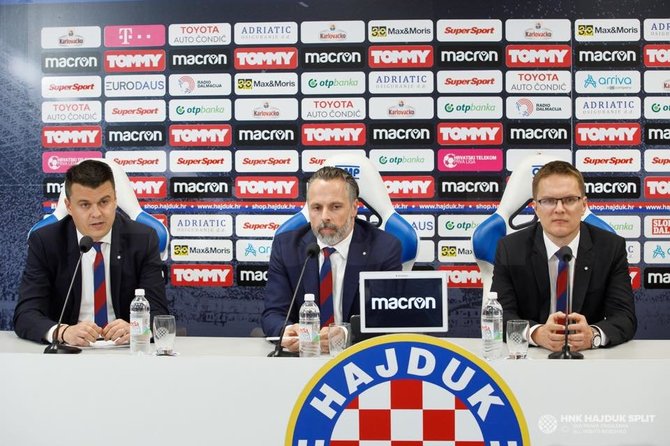 HNK Hajduk Split nuotr./Valdo Dambrausko pristatyto konferencija