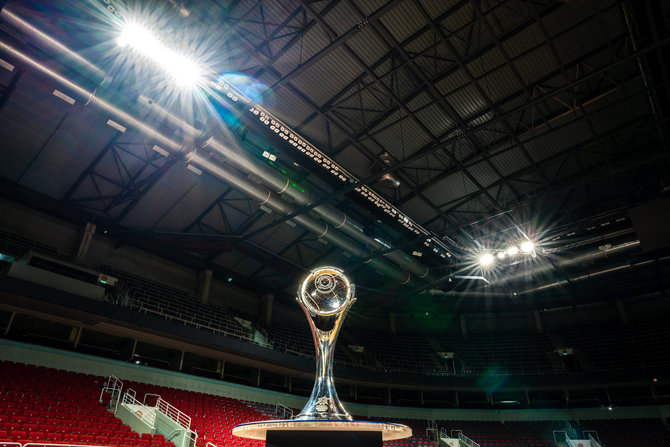 Sanitos Ievos Sparānės/LFF nuotr./UEFA futsalo Čempionų lygos taurė Rygos arenoje