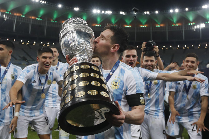 „Scanpix“ nuotr./Lionelio Messi triumfas Pietų Amerikos čempionate.