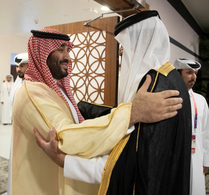 „Scanpix“ nuotr./Saudo Arabijos ir Kataro šeichai