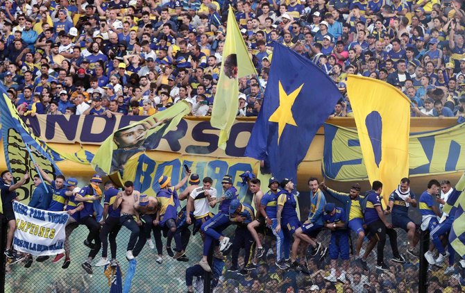 AFP/„Scanpix“ nuotr./„Boca Juniors“ sirgaliai
