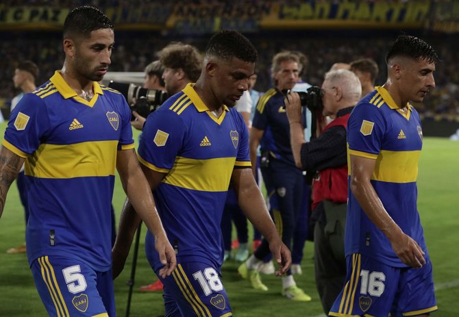 AFP/„Scanpix“ nuotr./„Boca Juniors“ futbolininkai