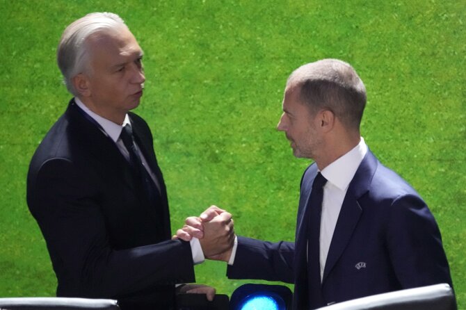 „Scanpix“ nuotr./Aleksandras Diukovas ir Aleksanderis Čeferinas