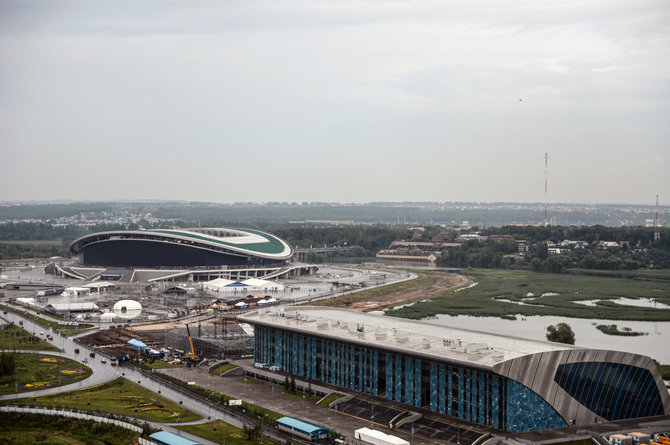 „Scanpix“ nuotr./„Kazan Arena“ ir „Aquatics Palace“