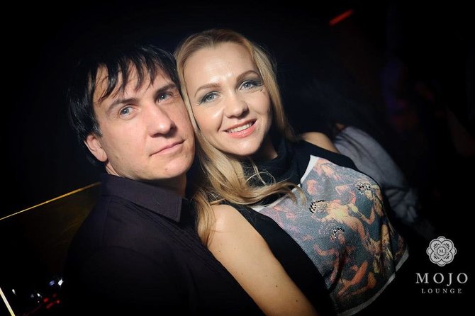 Mojo Lounge nuotr./Vytautas Vaškūnas su žmona Gelija – nuolatiniai naktinių klubų lankytojai