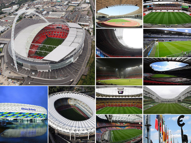 „Euro 2016“ stadionai