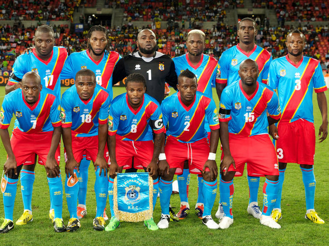 „Scanpix“ nuotr./Kongo Demokratinės Respublikos futbolininkai